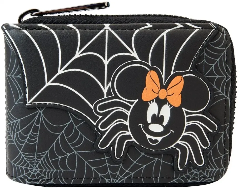 Minnie Mouse Spider Glow Accordion Wallet Loungefly
