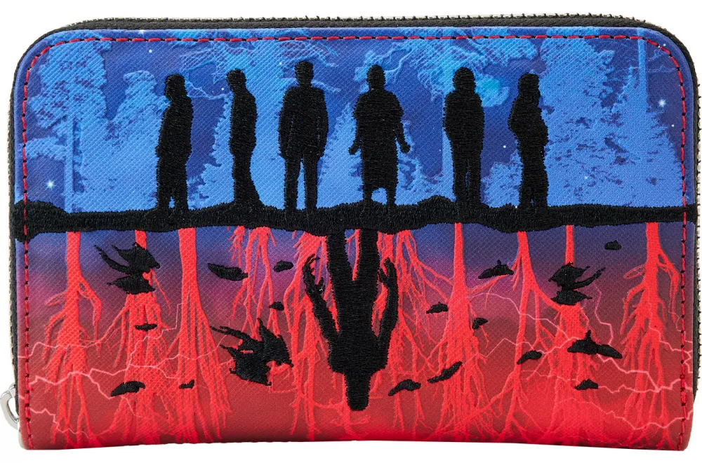 Stranger Things Upside Down Shadows Zip Around Wallet Loungefly