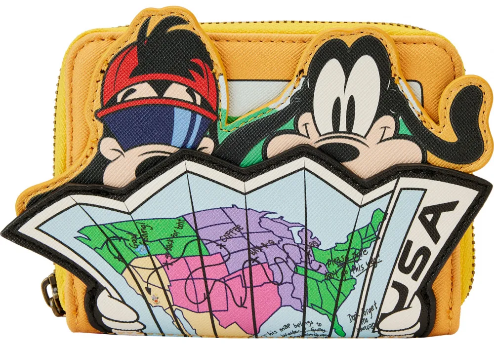 A Goofy Movie Road Trip Zip Around Wallet Loungefly