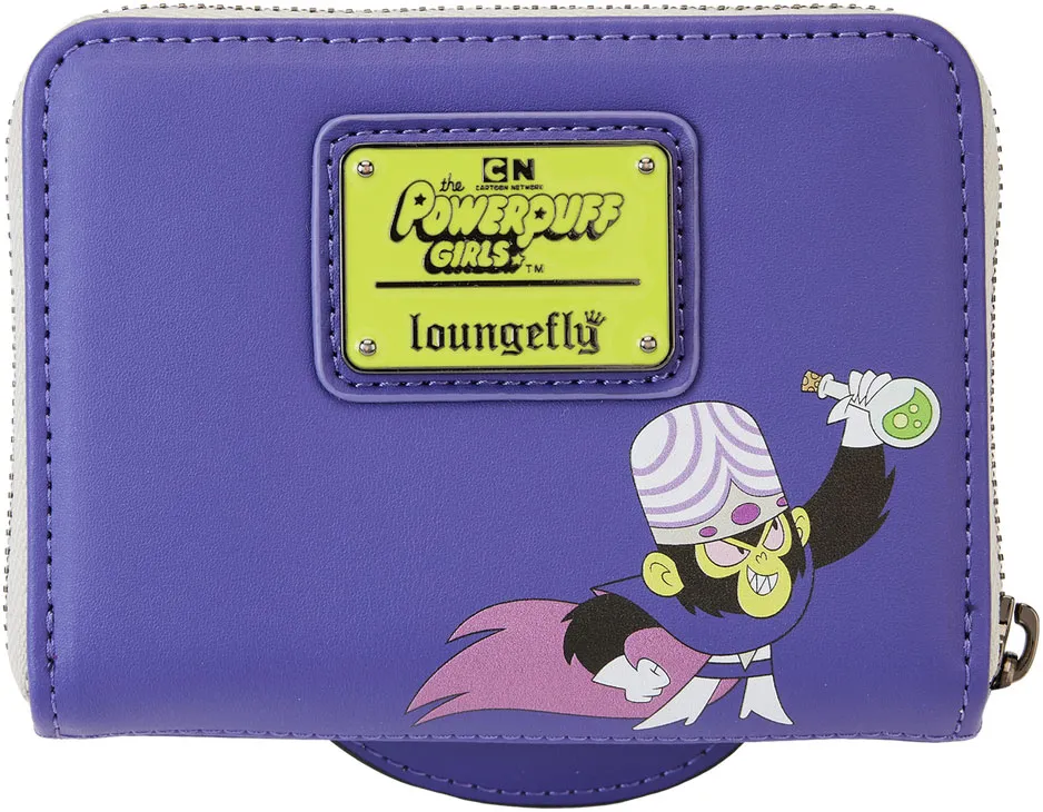 Powerpuff Girls Mojo Jojo Glow Cosplay Zip Around Wallet Loungefly