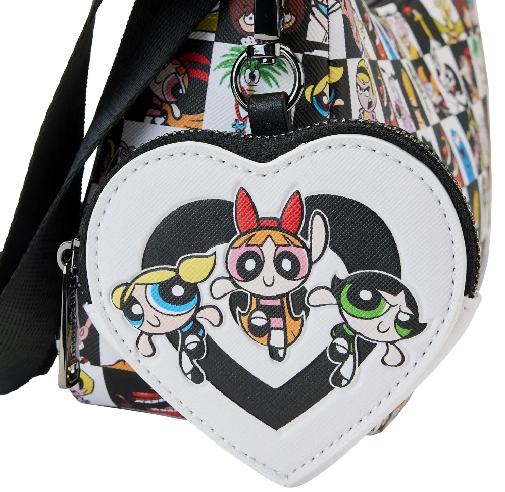 Cartoon Network Retro Collage Crossbody Bag with Coin Purse Loungefly