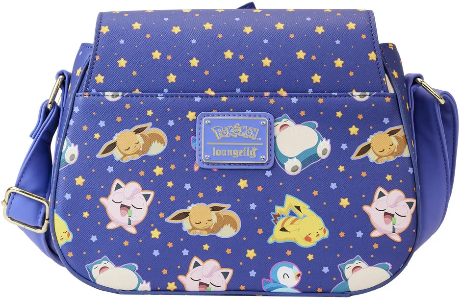 Pokemon Sleeping Pikachu and Friends Crossbody Bag Loungefly