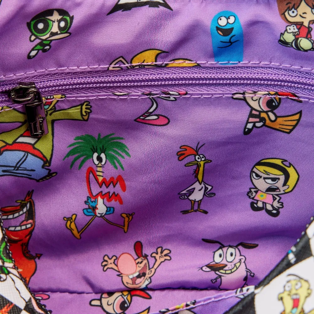 Cartoon Network Retro Collage Crossbody Bag with Coin Purse Loungefly