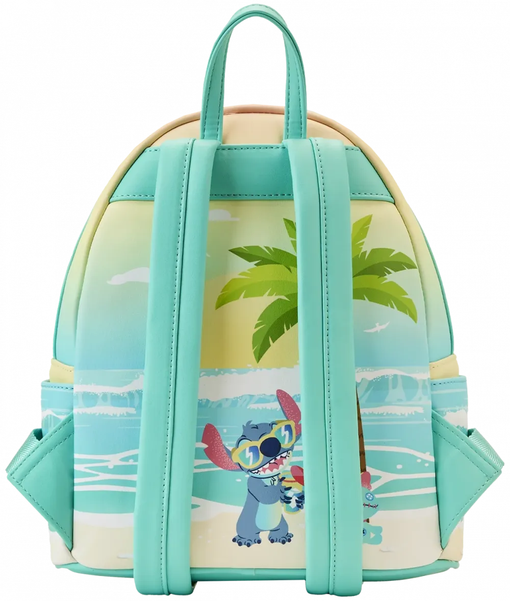 Lilo & Stitch Sandcastle Beach Surprise Mini Backpack Loungefly