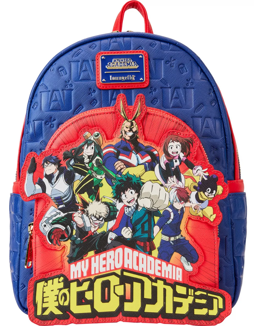 My Hero Academia Group Debossed Logo Mini Backpack Loungefly