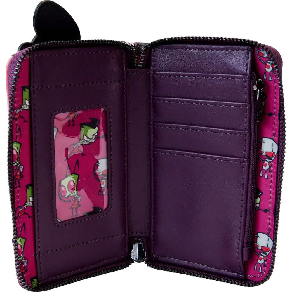 Invader Zim Secret Lair Zip Around Wallet Loungefly