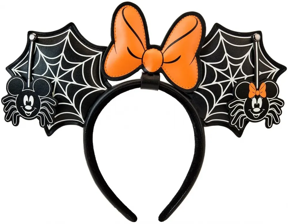 Minnie Mouse Spider Glow Headband Loungefly