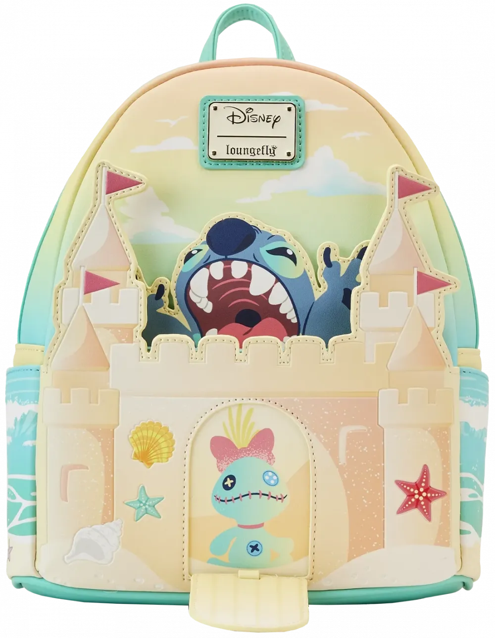 Lilo & Stitch Sandcastle Beach Surprise Mini Backpack Loungefly