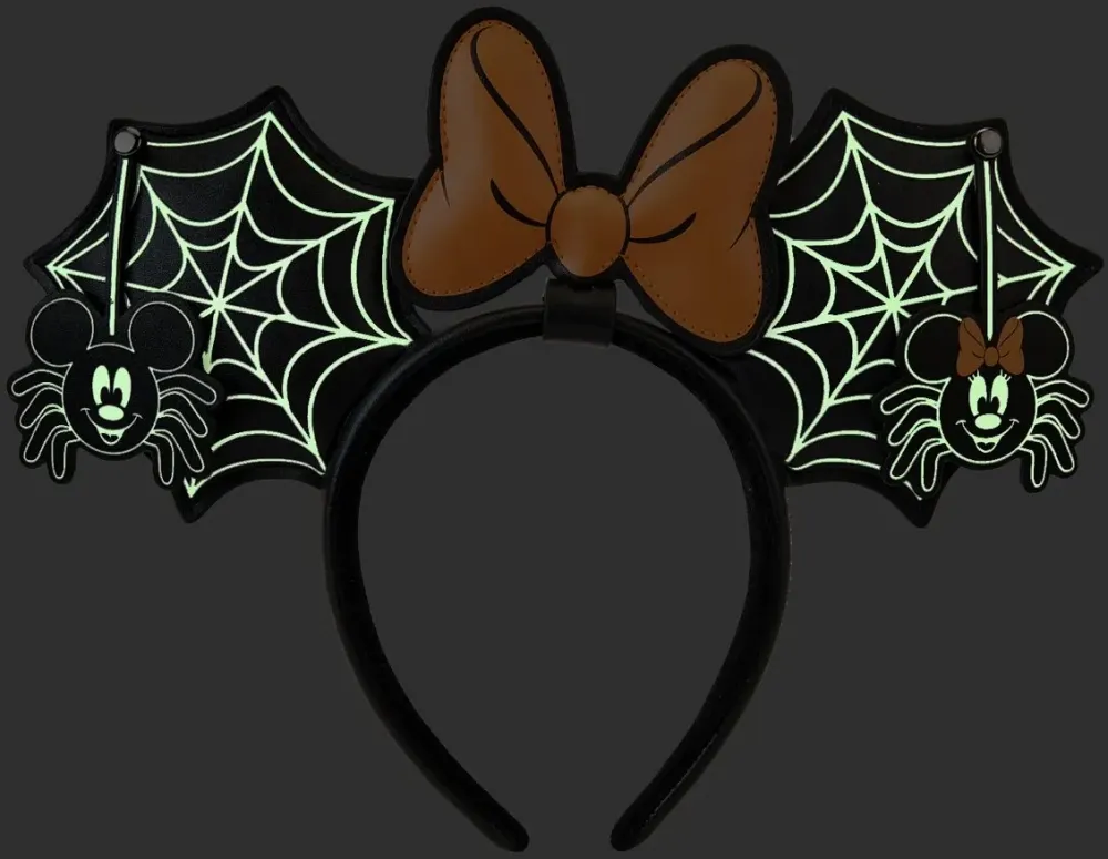 Minnie Mouse Spider Glow Headband Loungefly