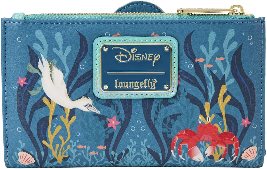 The Little Mermaid Live Action Movie Flap Wallet Loungefly