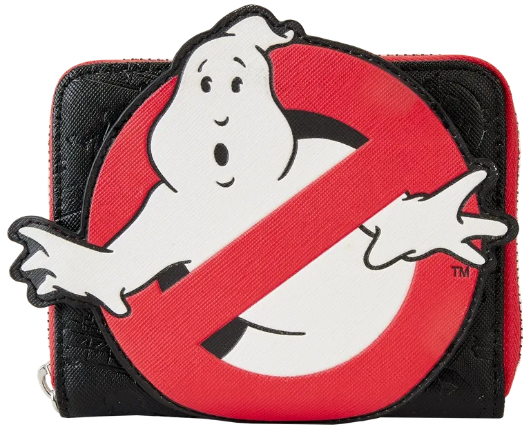 Ghostbusters Logo Zip Around Wallet Loungefly