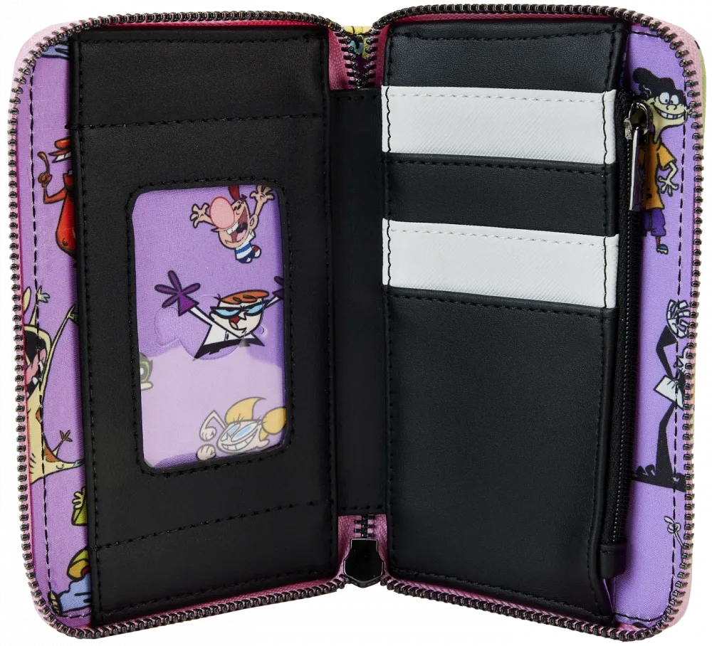 Cartoon Network Retro Collage Zip Around Wallet Loungefly