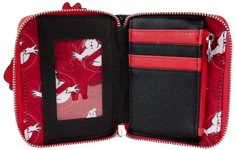 Ghostbusters Logo Zip Around Wallet Loungefly
