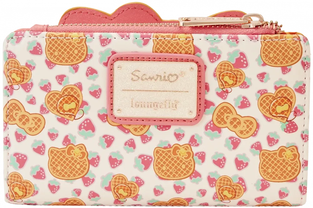 Sanrio Hello Kitty Breakfast Waffle Flap Wallet Loungefly