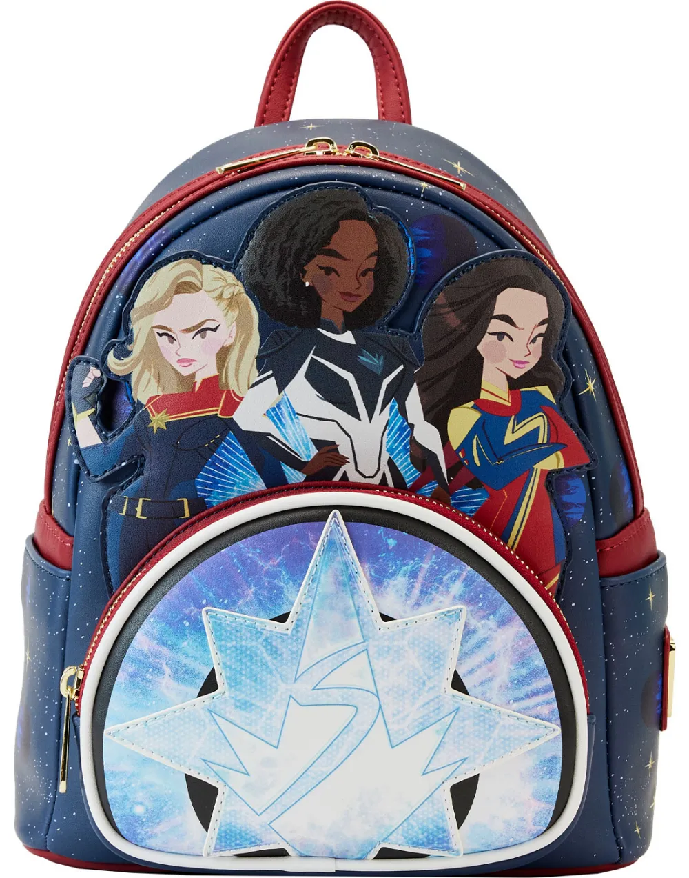 The Marvels Group Mini Backpack Loungefly