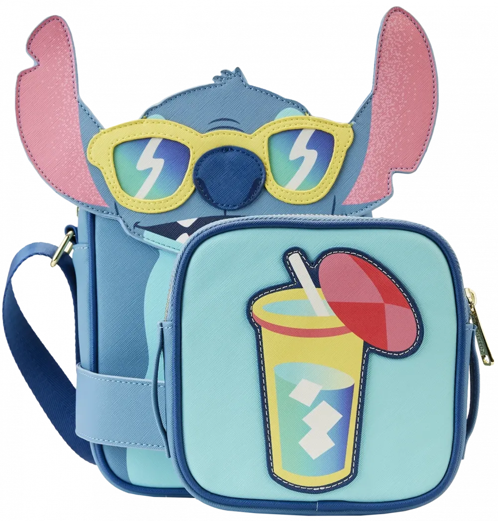 Lilo & Stitch Beach Day Cosplay Saddlebag Loungefly