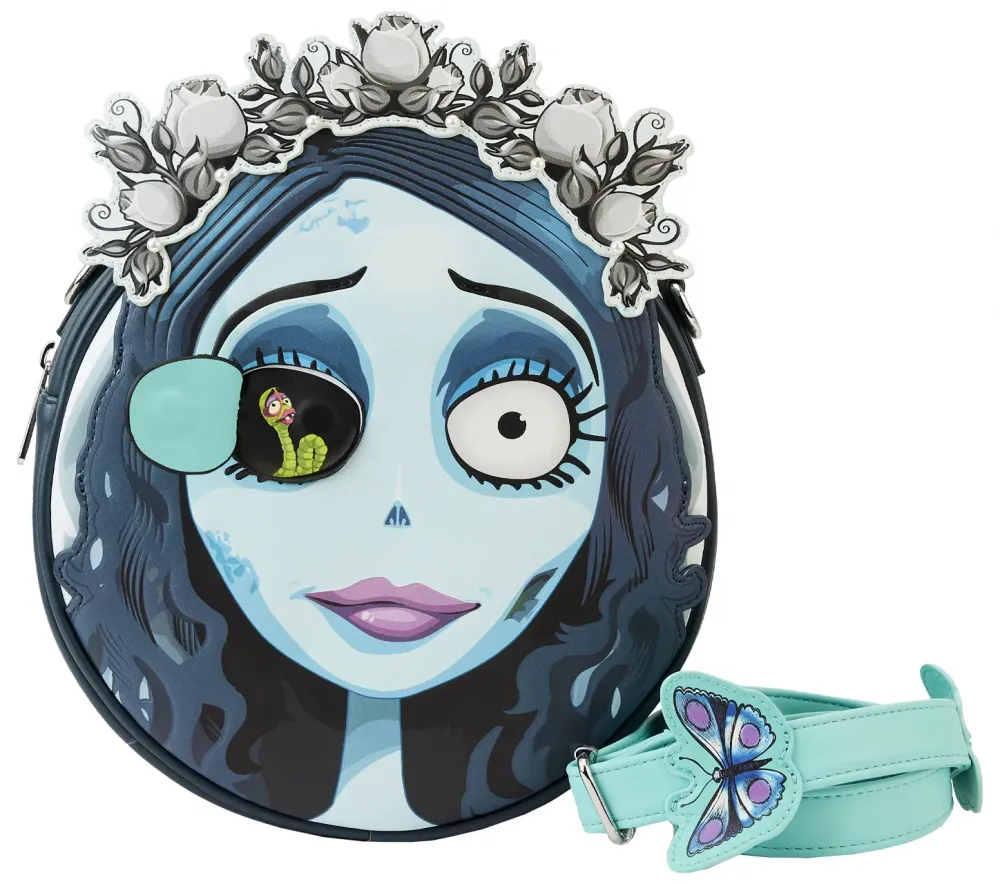 Corpse Bride Emily Glow-in-the-Dark Crossbody Bag Loungefly