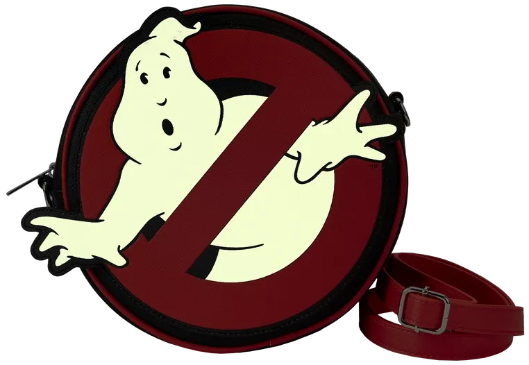 Ghostbusters Logo Glow Crossbody Bag Loungefly