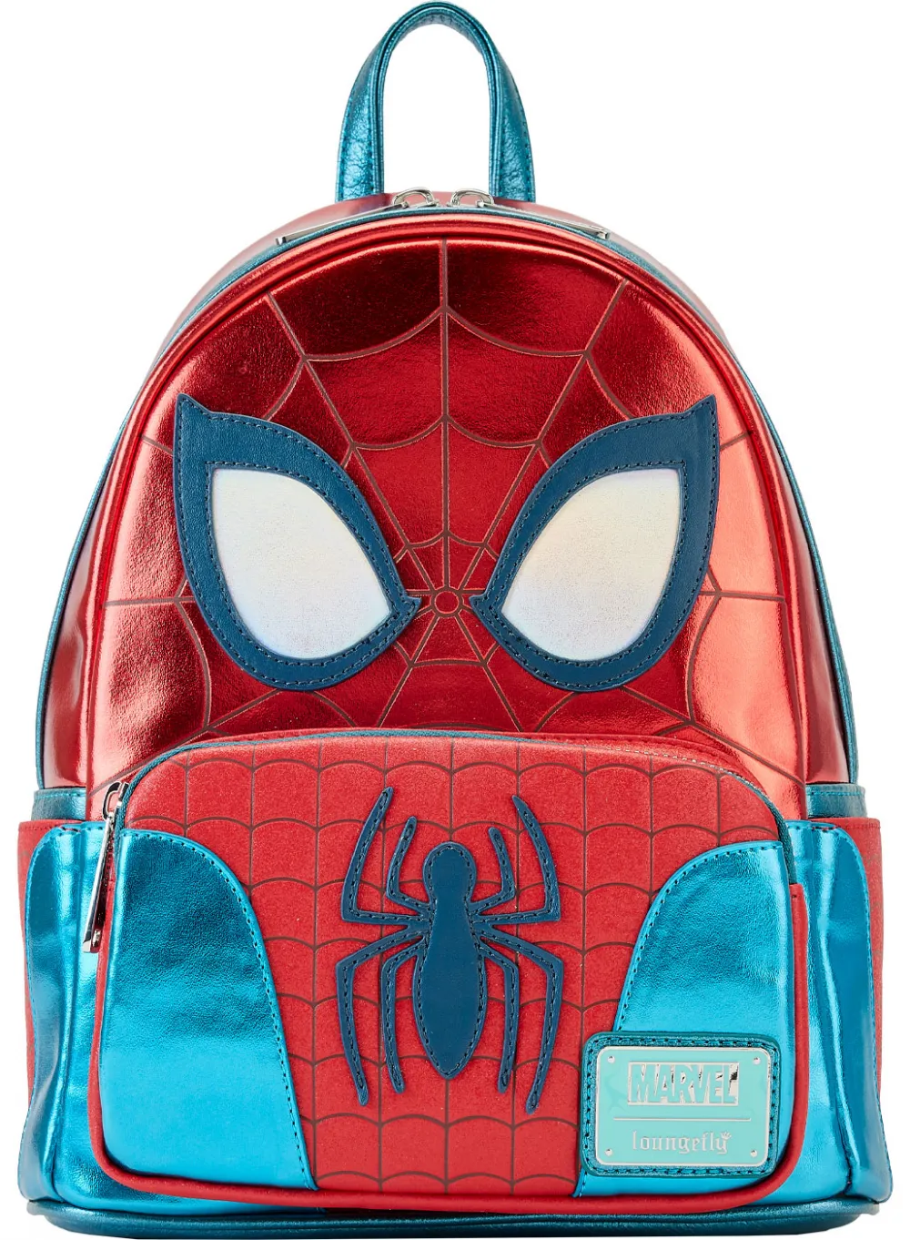Spider-Man Cosplay Metallic Mini Backpack Loungefly