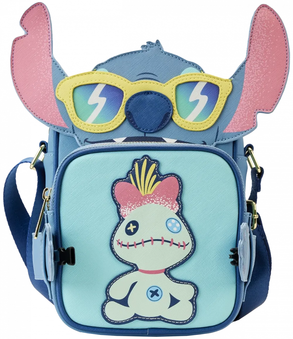 Lilo & Stitch Beach Day Cosplay Saddlebag Loungefly