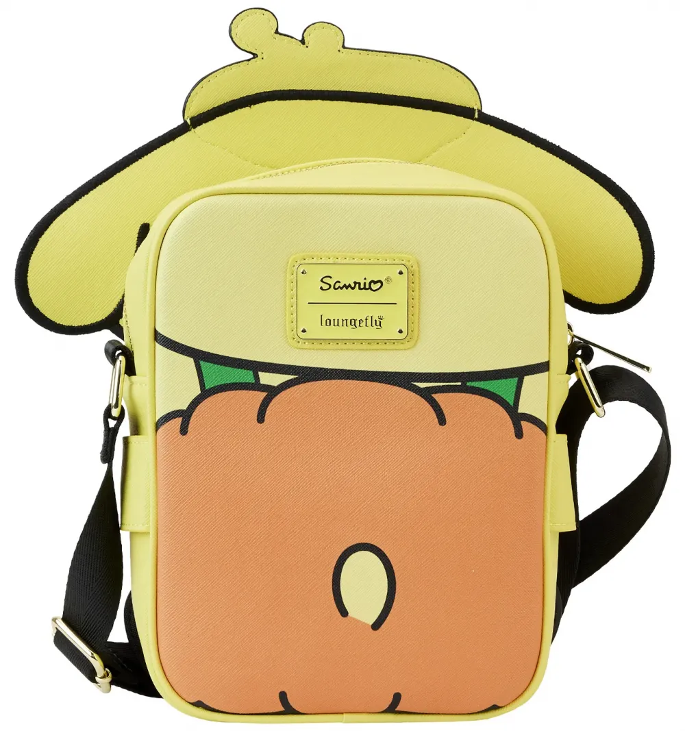 Sanrio Halloween Pompompurin Pumpkin Saddlebag Loungefly