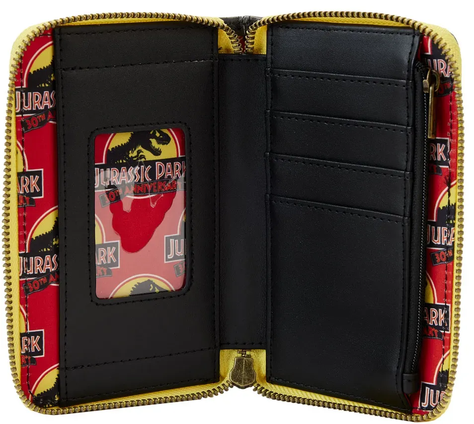 Jurassic Park 30th Anniversary Dino Moon Glow Zip Around Wallet Loungefly