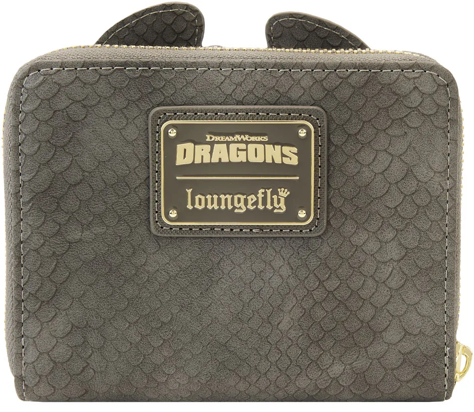 How to Train Your Dragon Toothless Cosplay Zip Around Wallet Loungefly