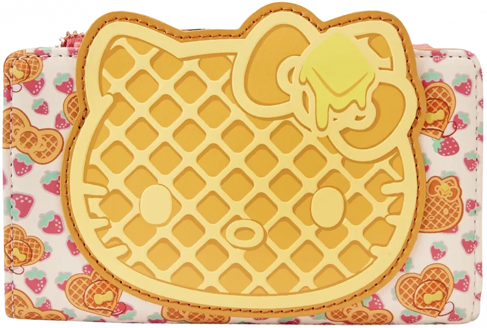 Sanrio Hello Kitty Breakfast Waffle Flap Wallet Loungefly