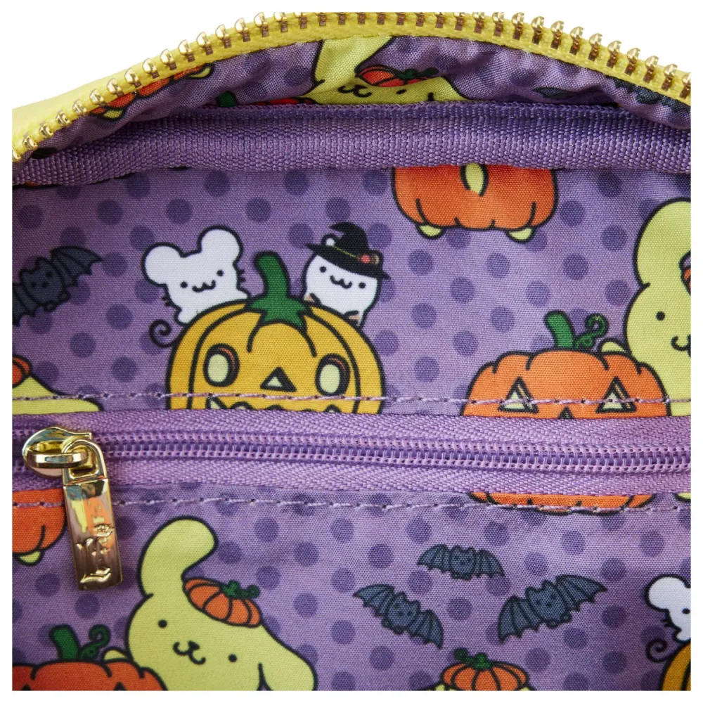 Sanrio Halloween Pompompurin Pumpkin Saddlebag Loungefly