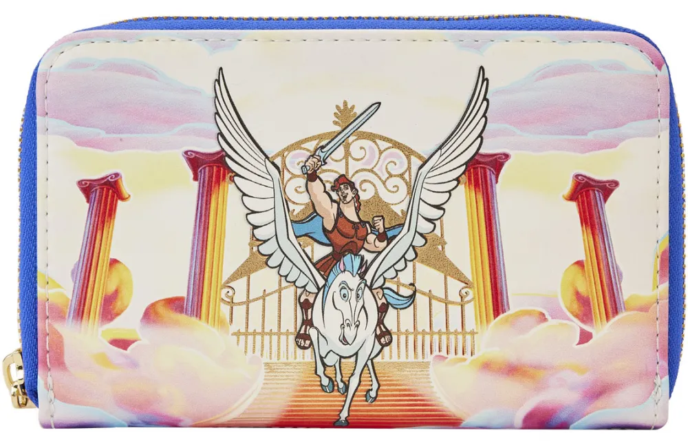 Hercules Mount Olympus Golden Gates Zip Around Wallet Loungefly