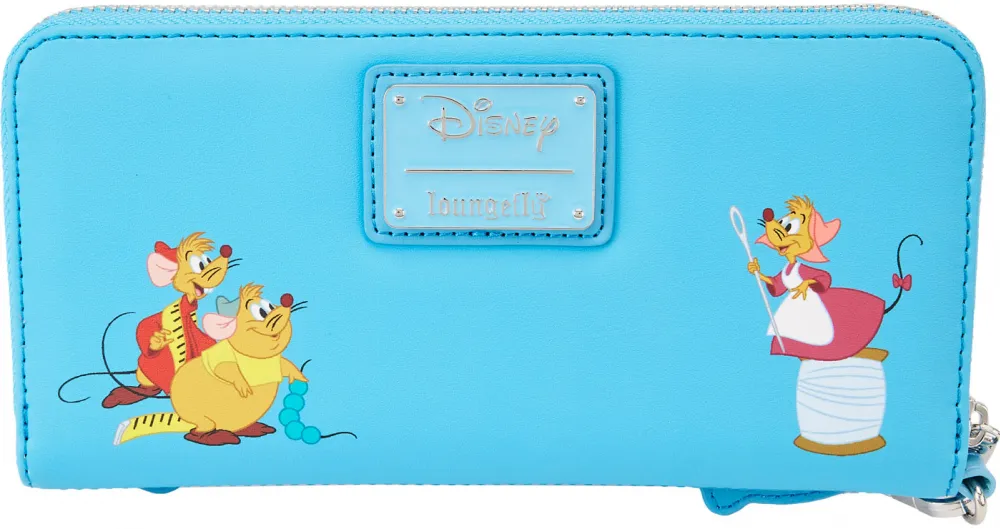 Cinderella Lenticular Princess Series Zip Around Wristlet Wallet Loungefly