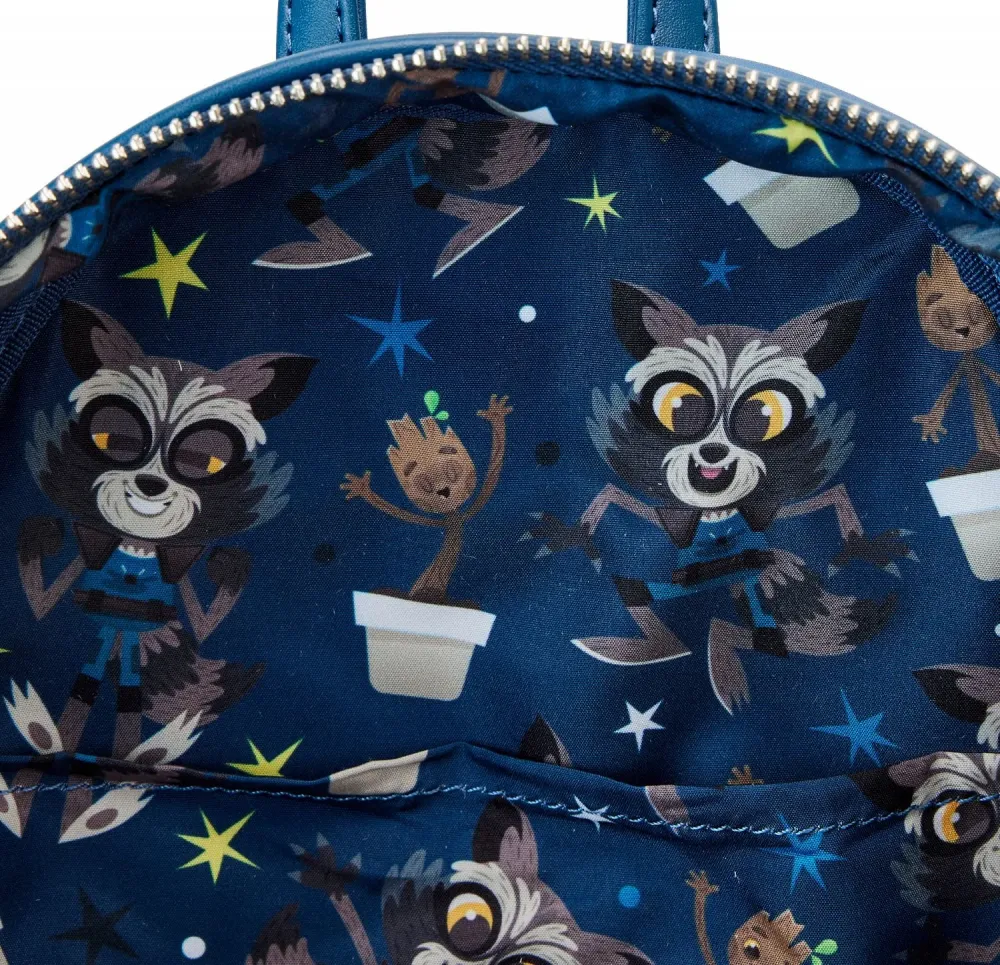 The Guardians of the Galaxy Groot and Rocket Raccoon Cosplay Mini Backpack Loungefly