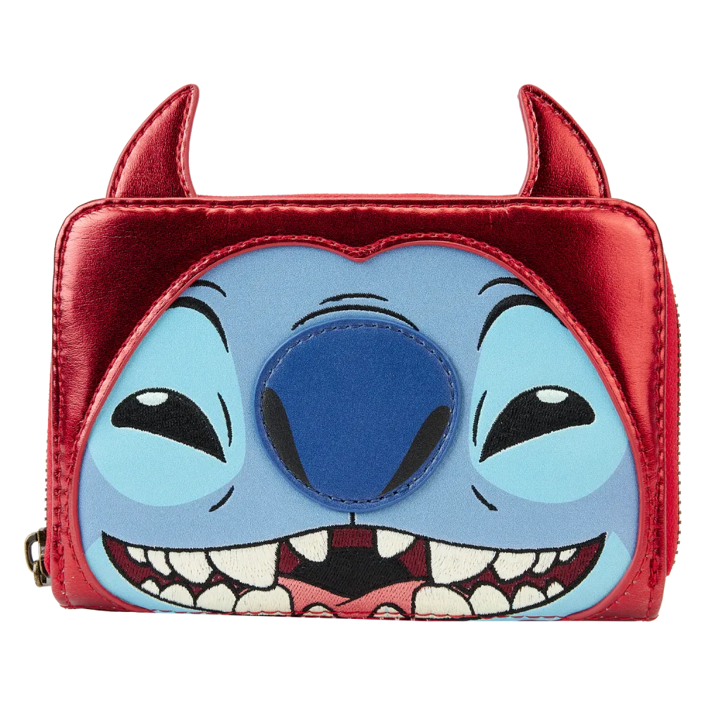 Stitch Devil Cosplay Zip Around Wallet Loungefly