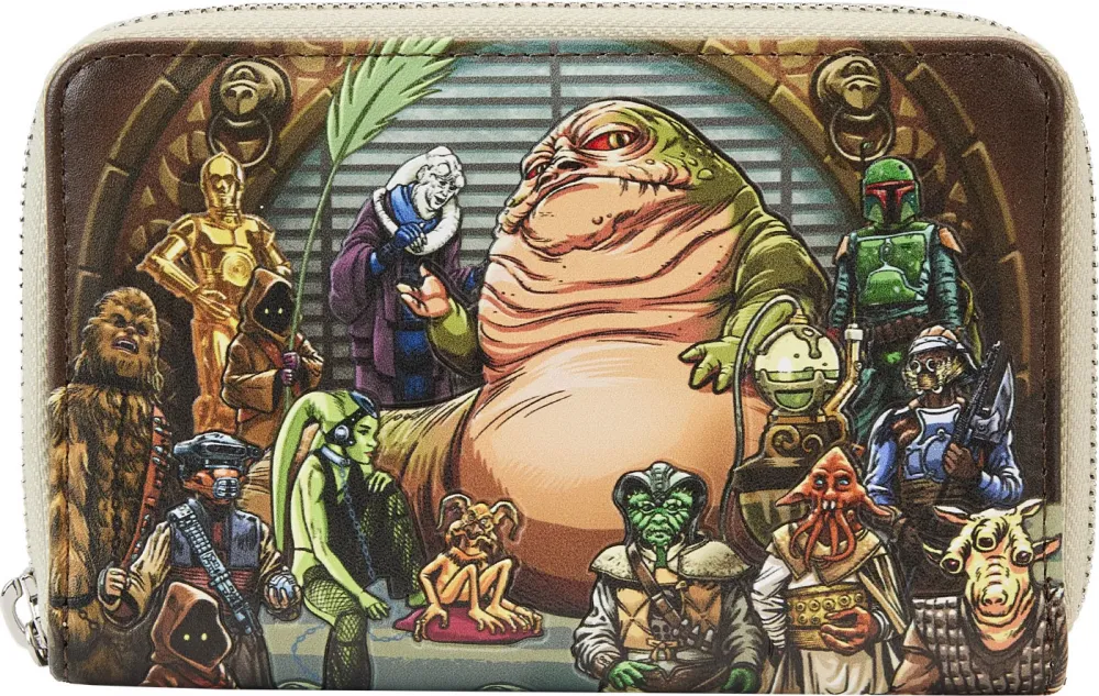 Star Wars Return of the Jedi Jabba’s Palace Scenes Zip Around Wallet Loungefly