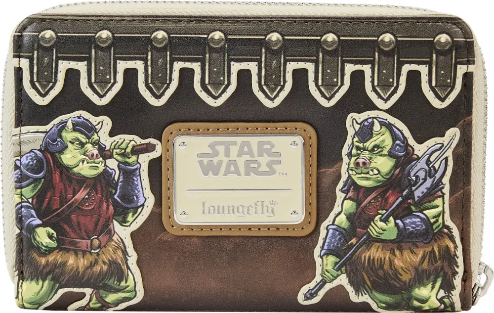 Star Wars Return of the Jedi Jabba’s Palace Scenes Zip Around Wallet Loungefly