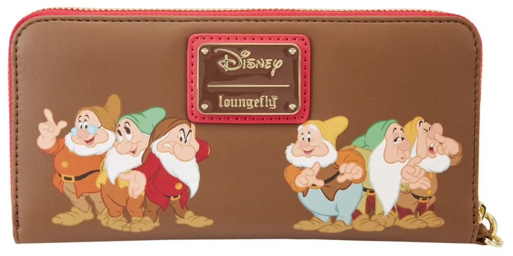 Snow White Lenticular Princess Series Zip Around Wristlet Wallet Loungefly