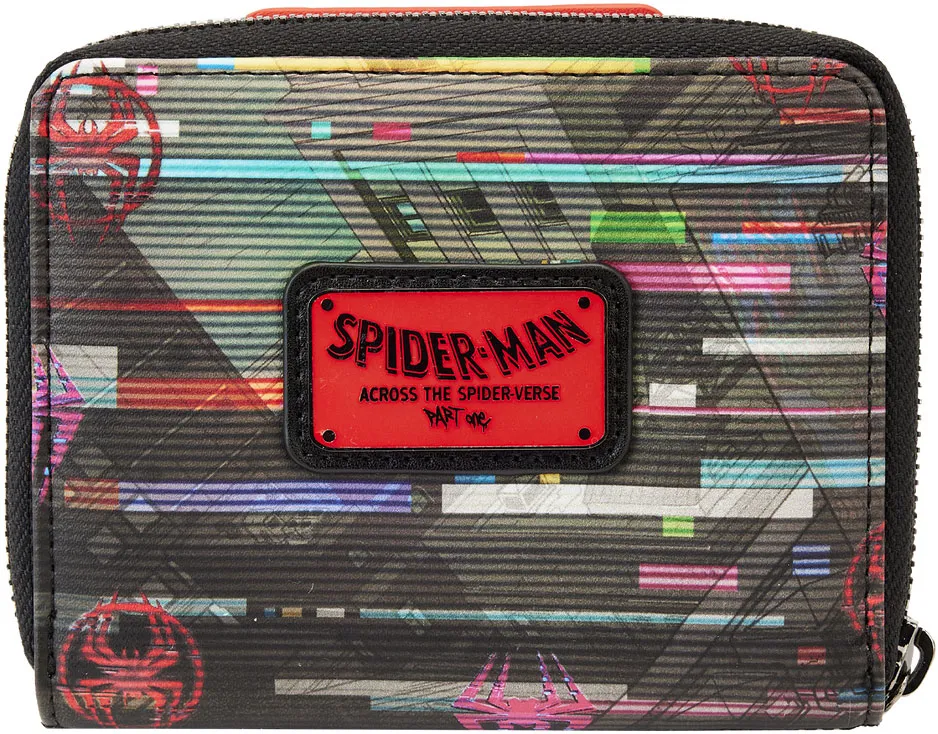 Across the Spider-Verse Lenticular Zip Around Wallet Loungefly