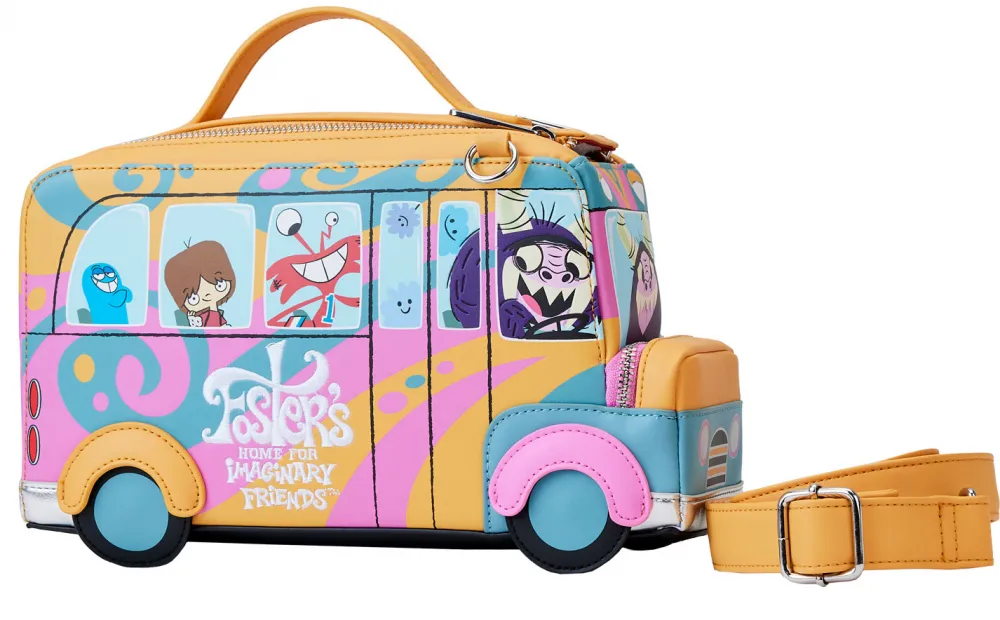 Foster's Home for Imaginary Friends Figural Bus Crossbody Bag Loungefly