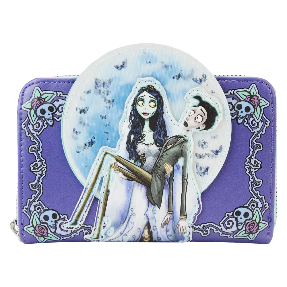 Corpse Bride Moon Zip Around Wallet Loungefly