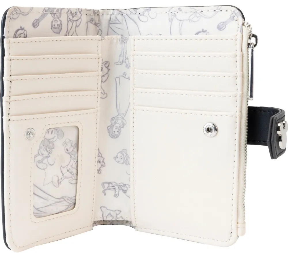 Disney 100 Sketchbook Flap Wallet Loungefly