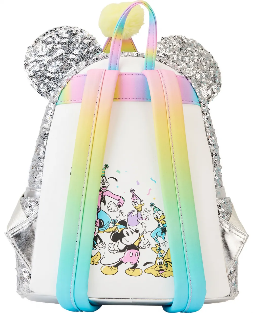 Mickey Mouse Birthday Celebration Sequin Mini Backpack Loungefly