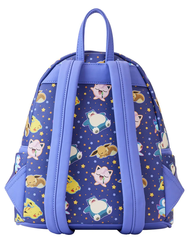 Pokemon Sleeping Pikachu and Friends Mini Backpack Loungefly