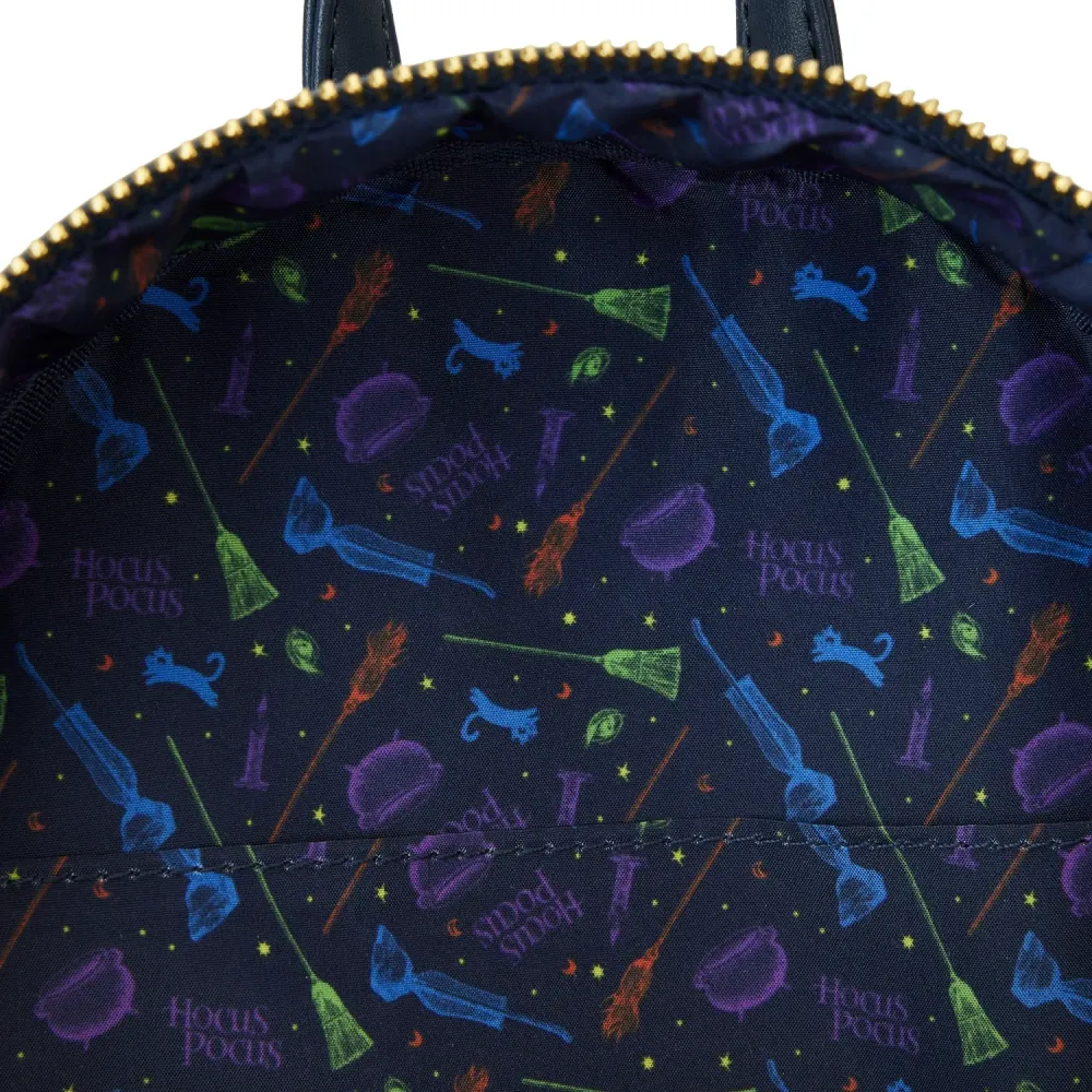 Hocus Pocus Movie Poster Glow Mini Backpack Loungefly