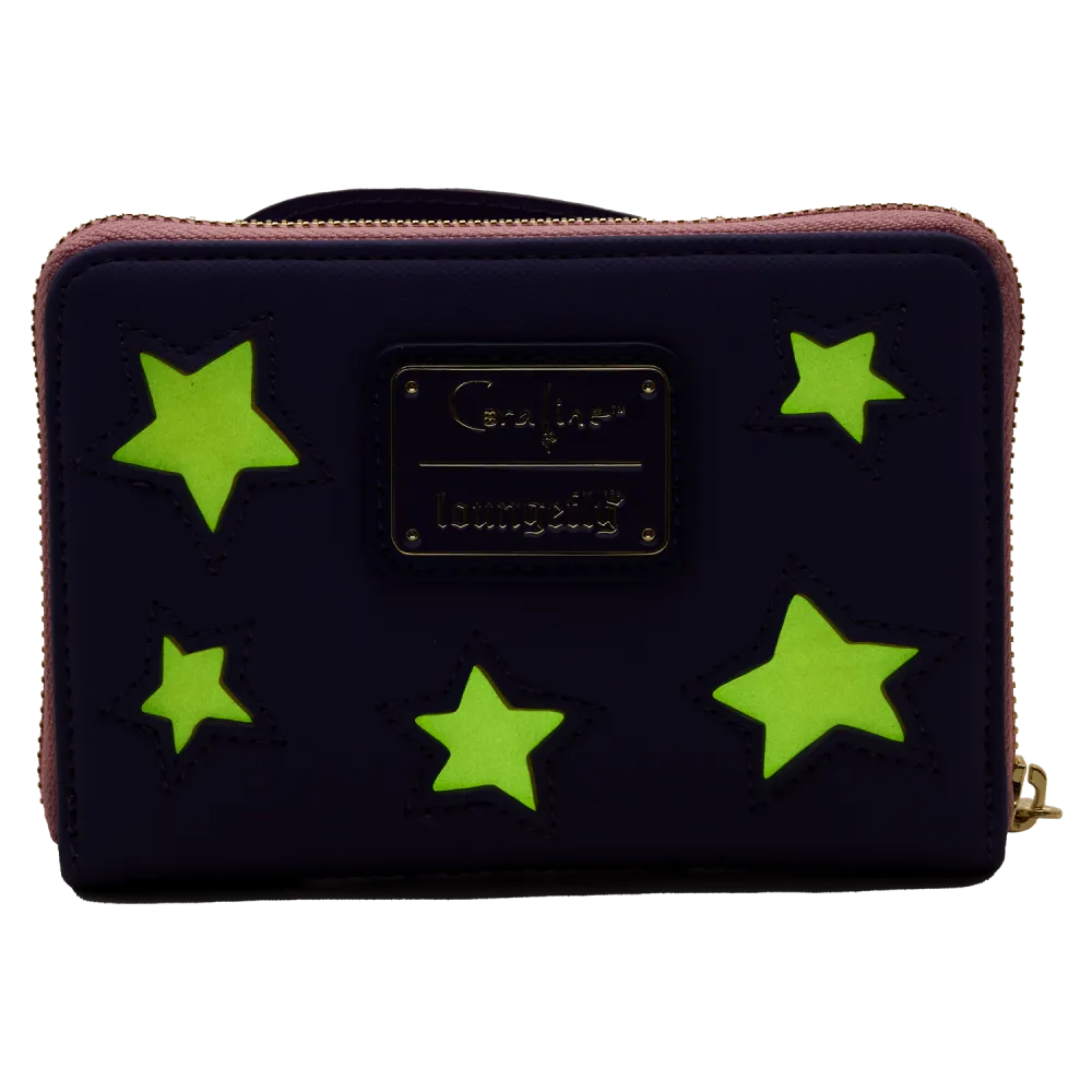 Coraline Stars Cosplay Glow Cosplay Zip Around Wallet Loungefly