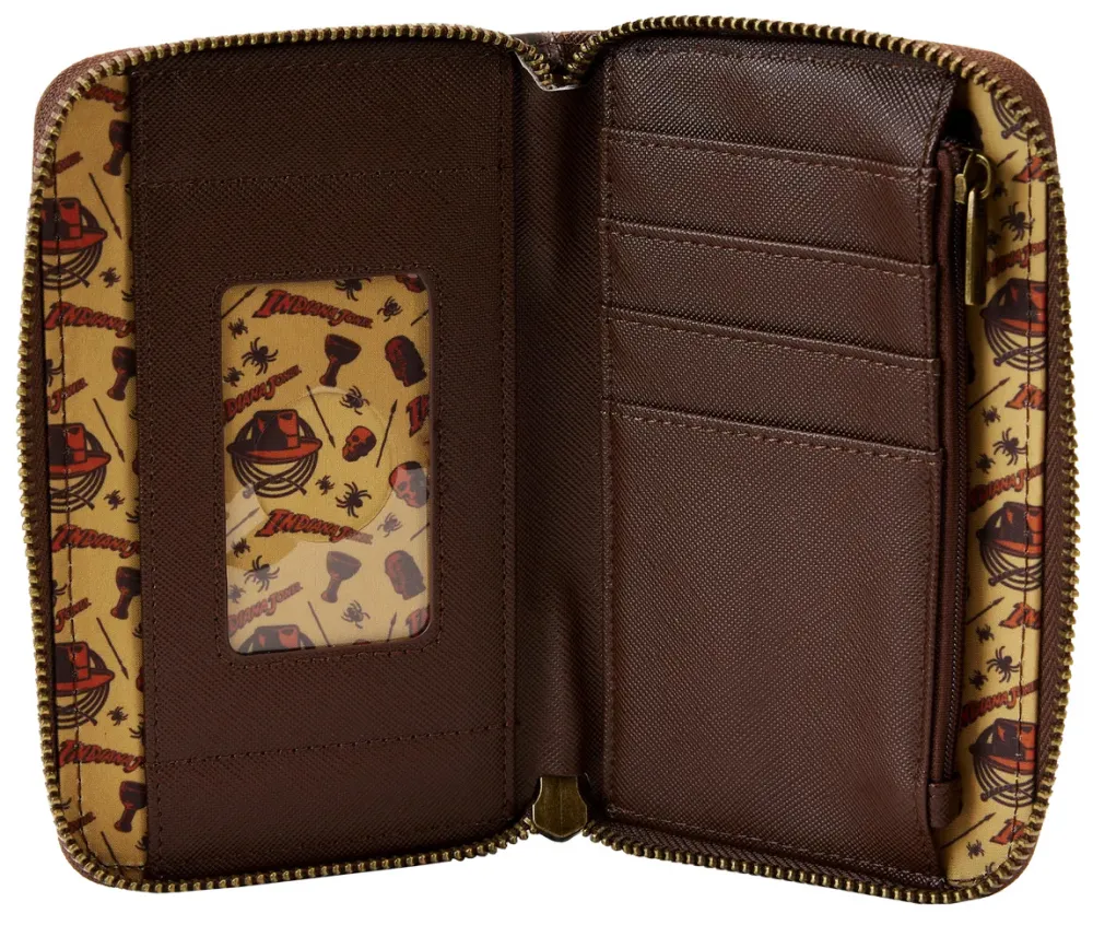 Indiana Jone Raiders of the Lost Ark Scene Zip Around Wallet Loungefly