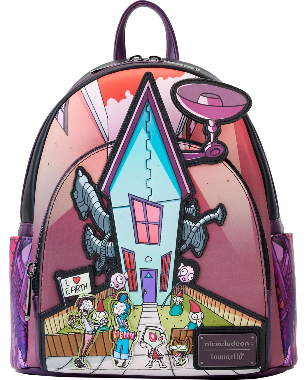 Invader Zim Secret Lair Mini Backpack Loungefly