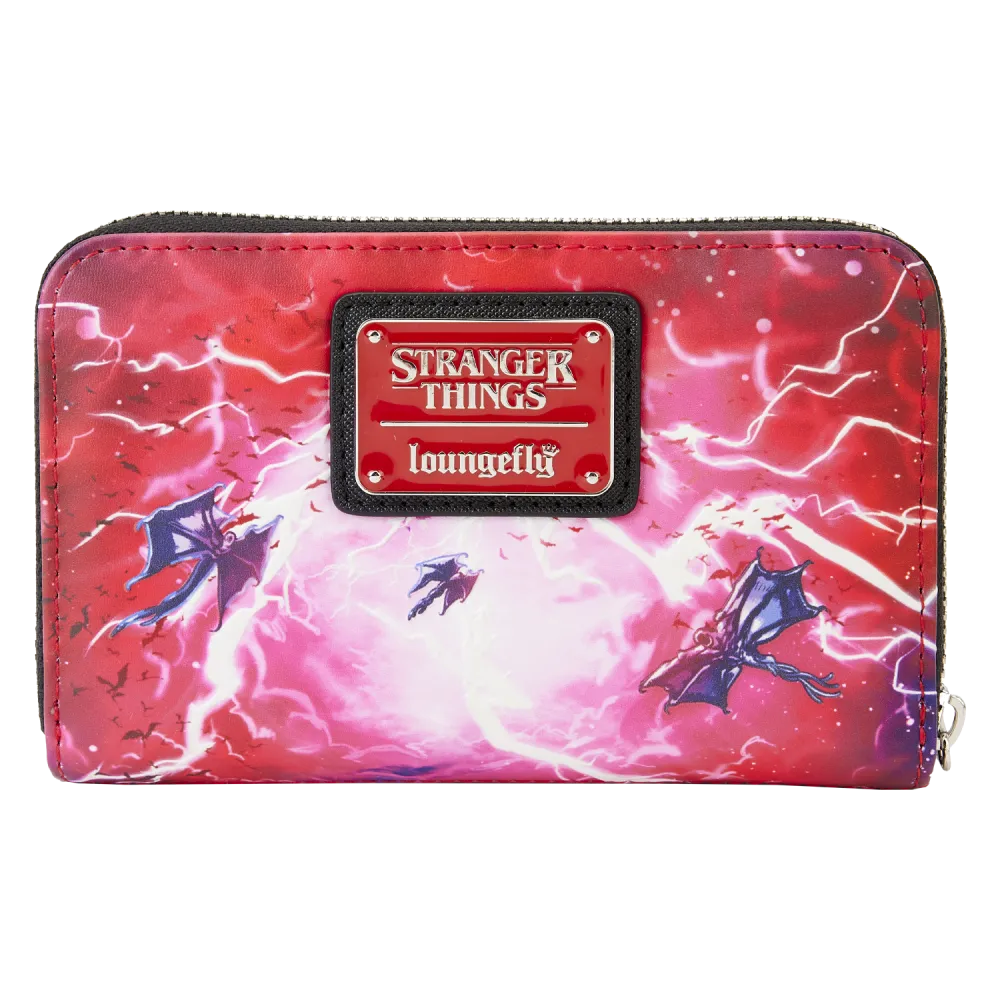 Stranger Things Eddie Tribute Glow Zip Around Wallet Loungefly