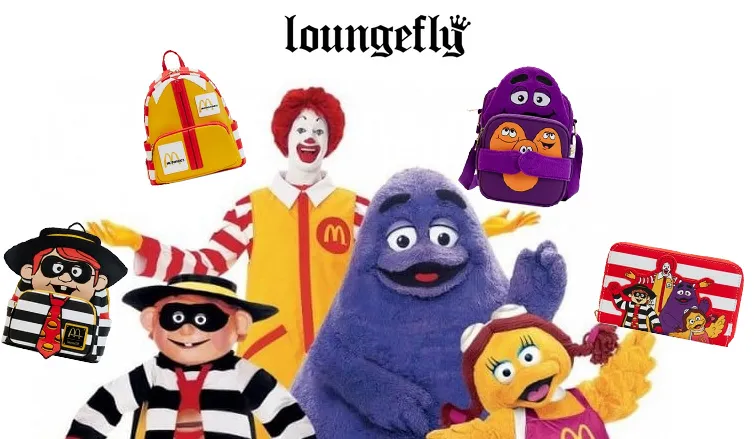 Nouvelles Collections Loungefly McDonald's // Février 2023