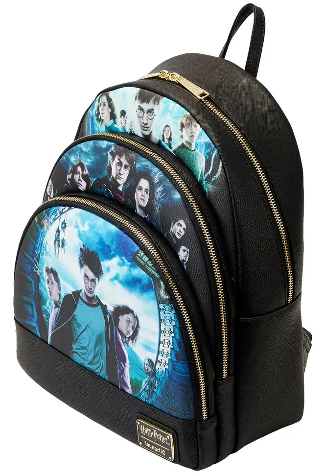 Harry Potter Trilogy Series 2 Triple Pocket Mini Backpack Loungefly