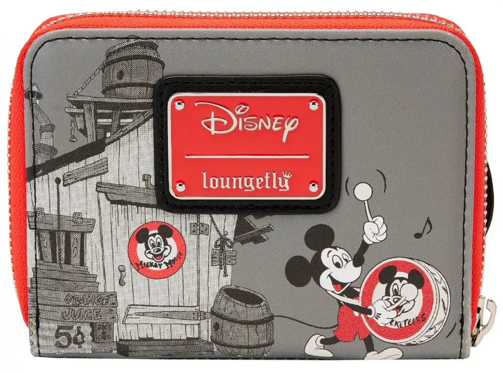 Disney 100 Mickey Mouse Club Zip Around Wallet Loungefly